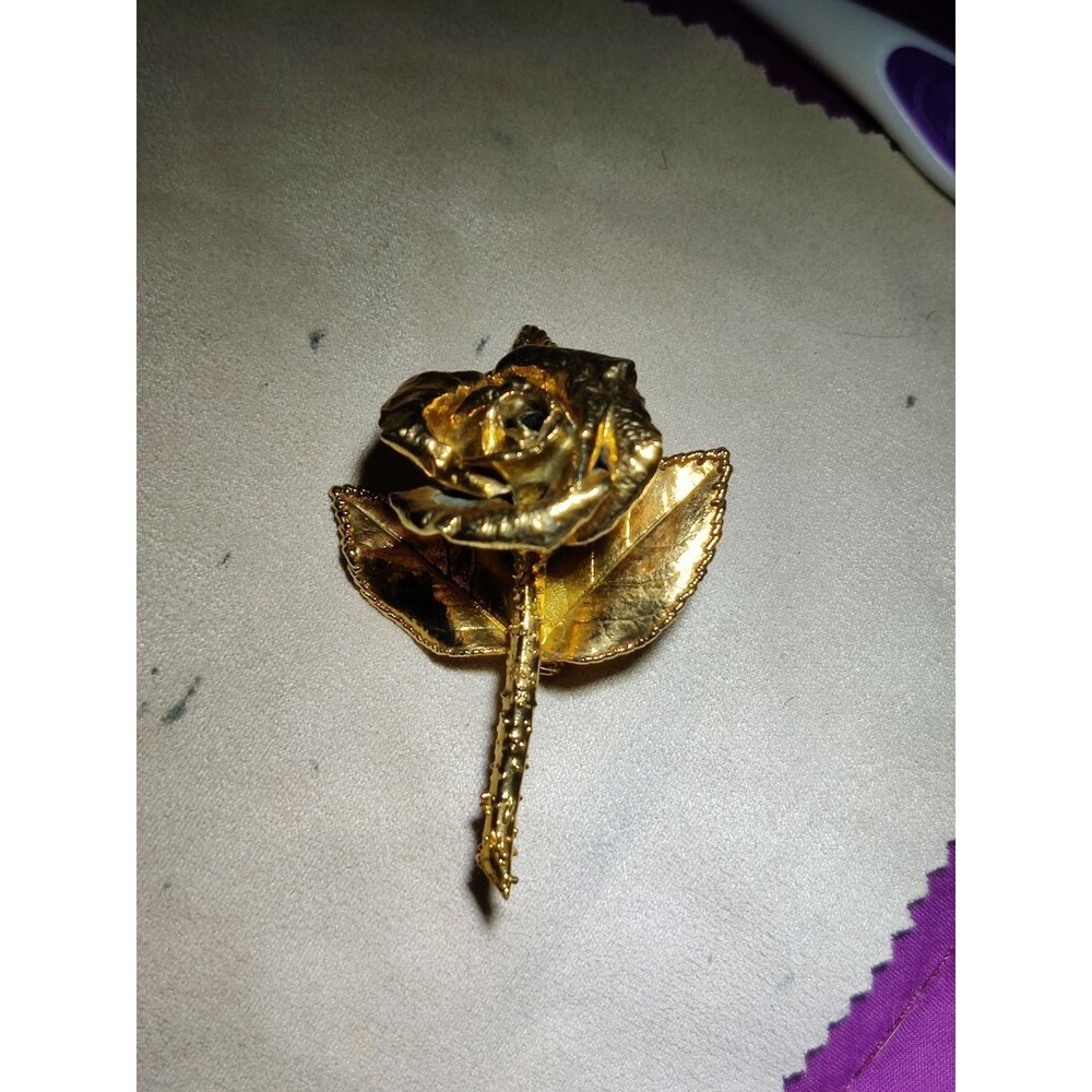 Rose Gold Plated Brooch